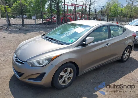 2014 Hyundai Elantra Se из США, поврежденный, VIN 5NPDH4AE6EH540538